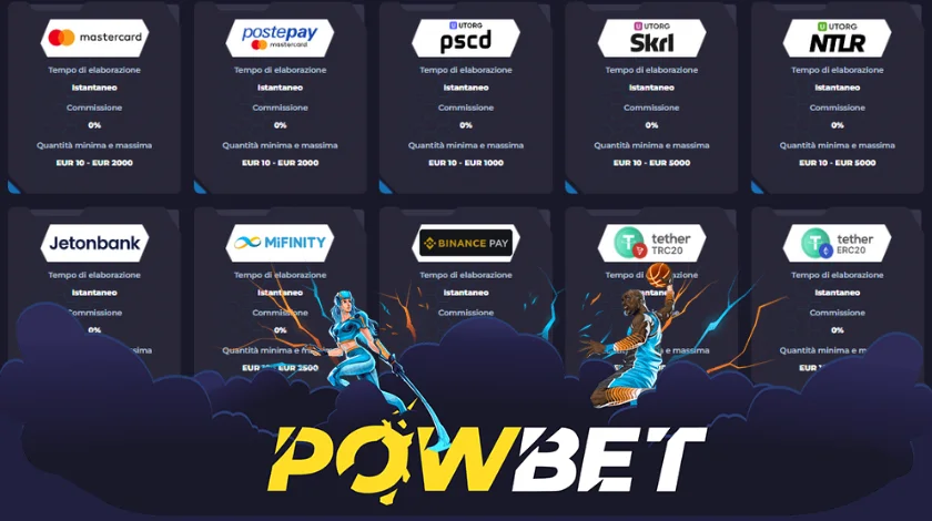 Pow Bet Fizetések